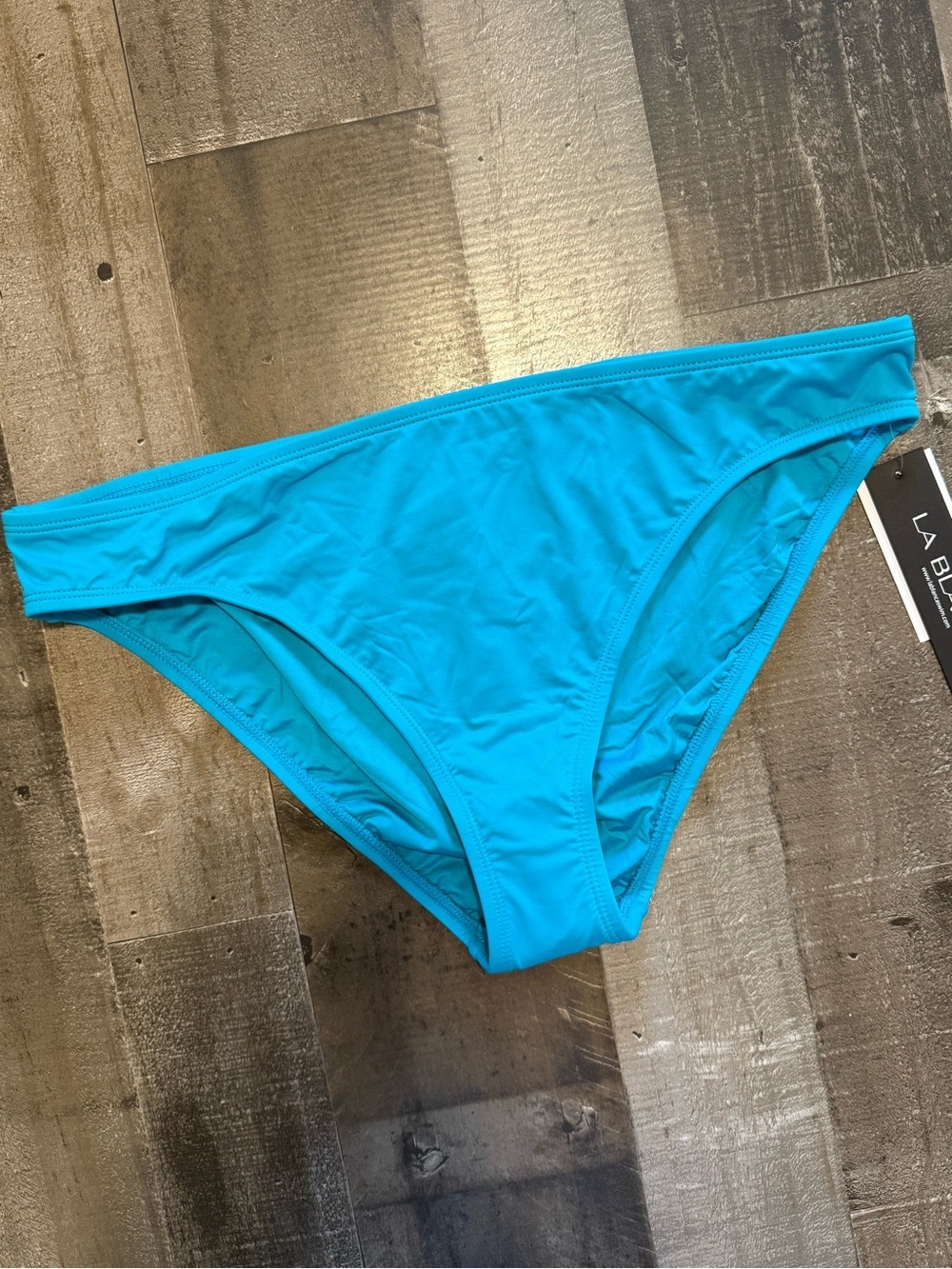 La Blanca Bright Turquoise Bikini Bottom size 14